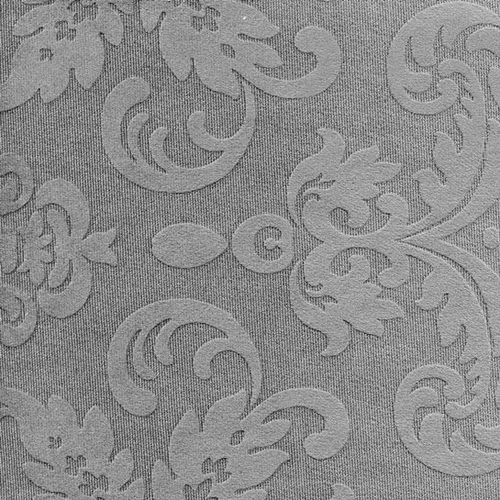 Látka s florálním ornamentem BD47 modrošedá